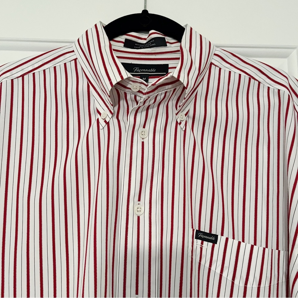 Like New Faconnable 100% Cotton Button Down Shirt - Medium - Picture 5 of 6